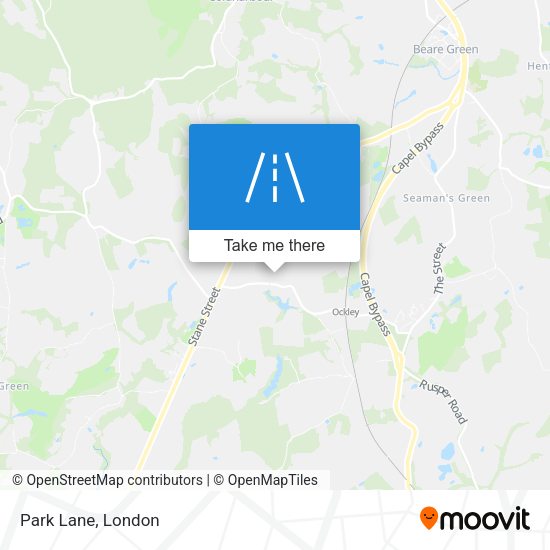 Park Lane map