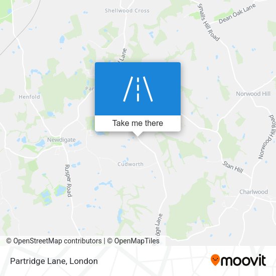 Partridge Lane map