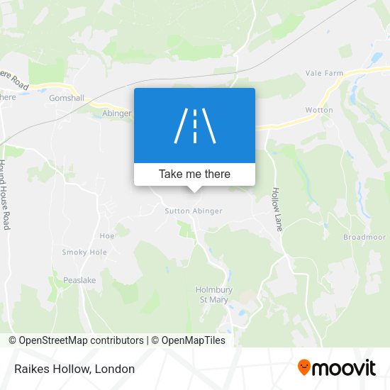 Raikes Hollow map