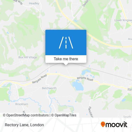 Rectory Lane map