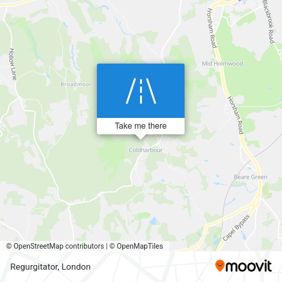 Regurgitator map