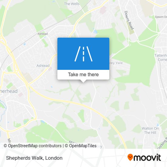 Shepherds Walk map