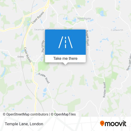 Temple Lane map