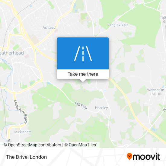 The Drive map