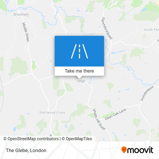 The Glebe map