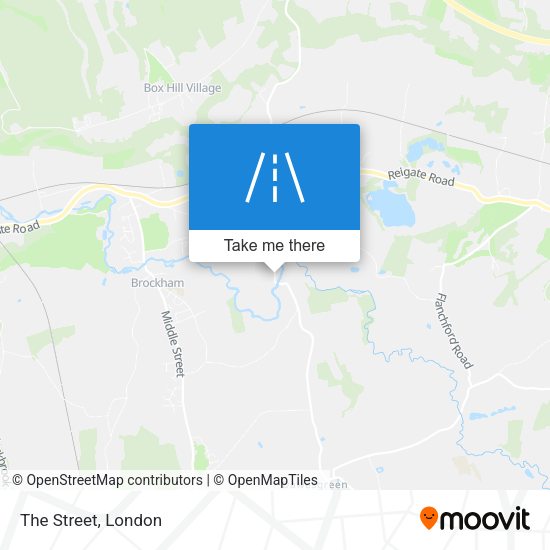 The Street map