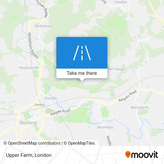 Upper Farm map