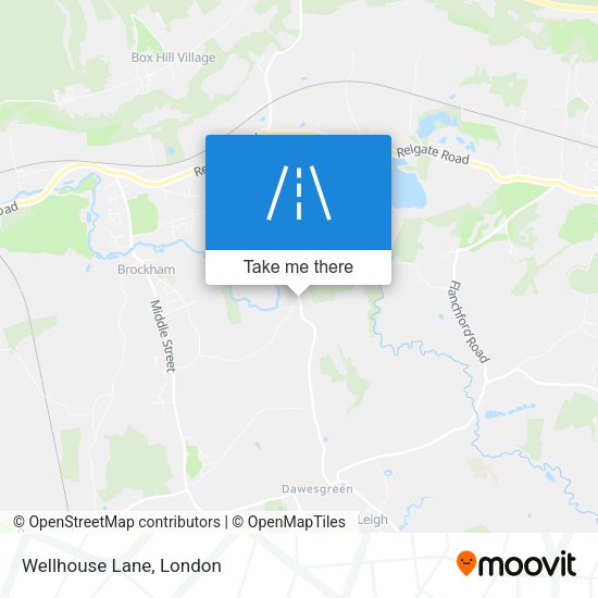 Wellhouse Lane map