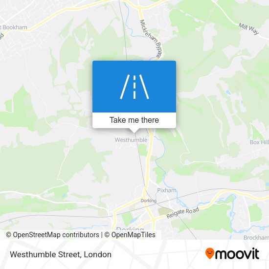 Westhumble Street map