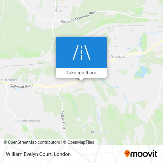 William Evelyn Court map