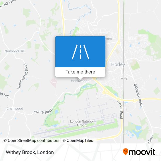 Withey Brook map