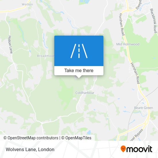 Wolvens Lane map