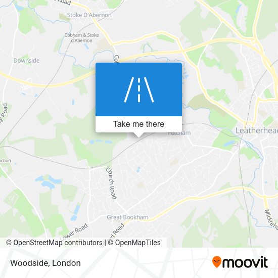 Woodside map