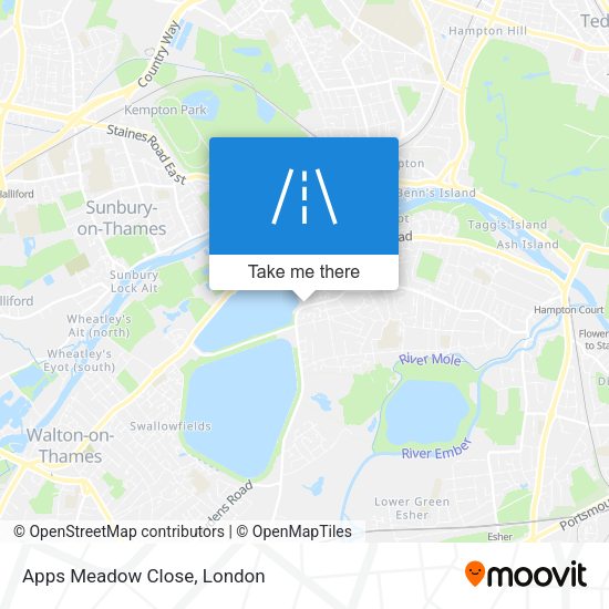 Apps Meadow Close map