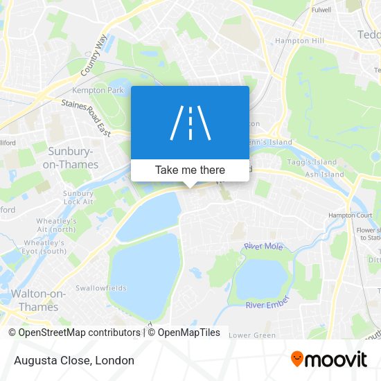Augusta Close map