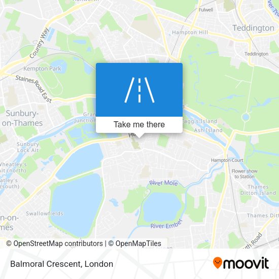 Balmoral Crescent map