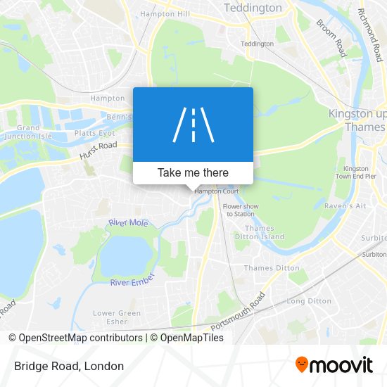 Bridge Road map