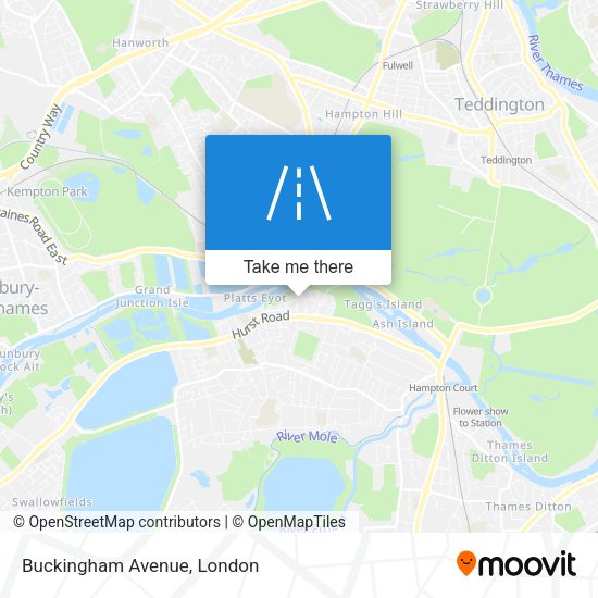 Buckingham Avenue map