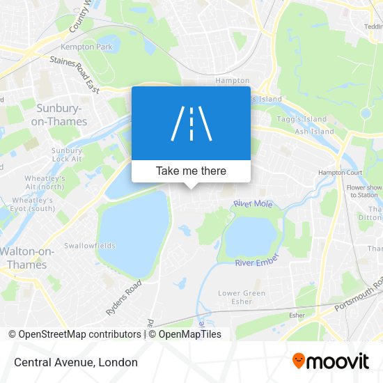 Central Avenue map