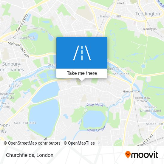 Churchfields map