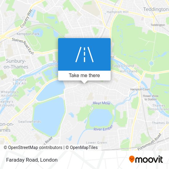 Faraday Road map