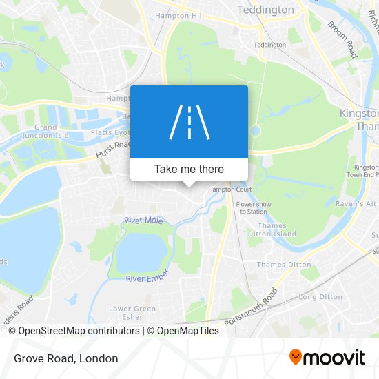 Grove Road map
