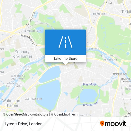Lytcott Drive map
