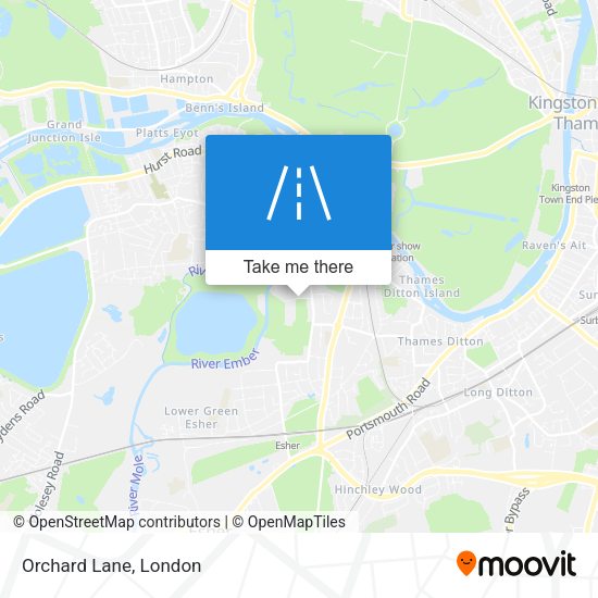 Orchard Lane map