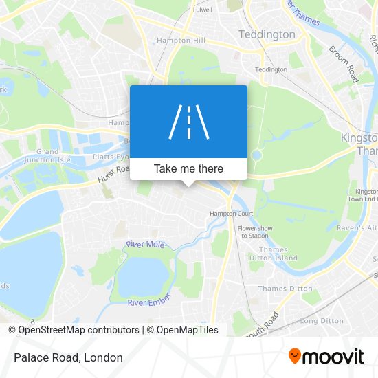 Palace Road map