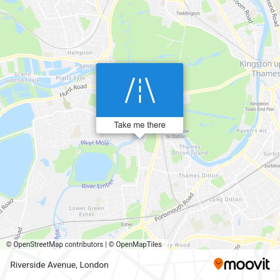 Riverside Avenue map
