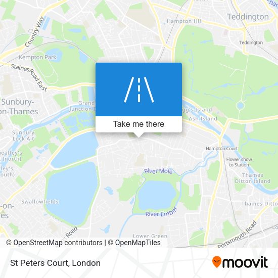 St Peters Court map