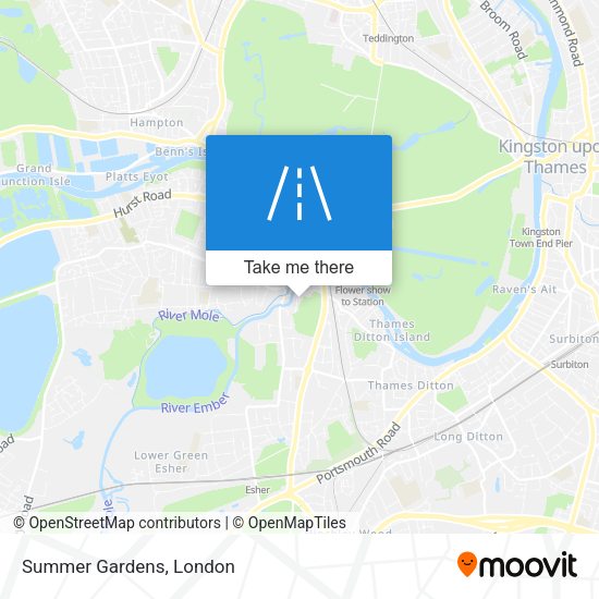 Summer Gardens map