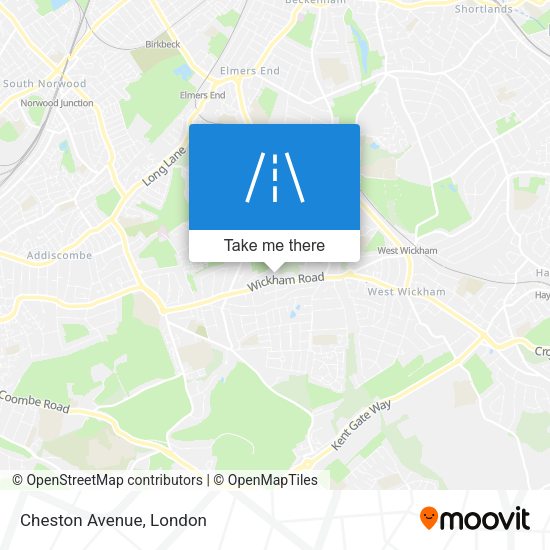 Cheston Avenue map