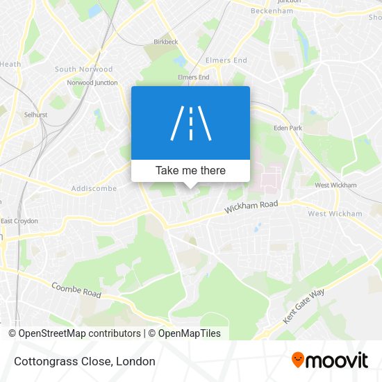 Cottongrass Close map