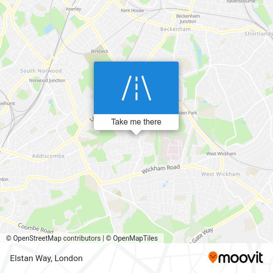 Elstan Way map
