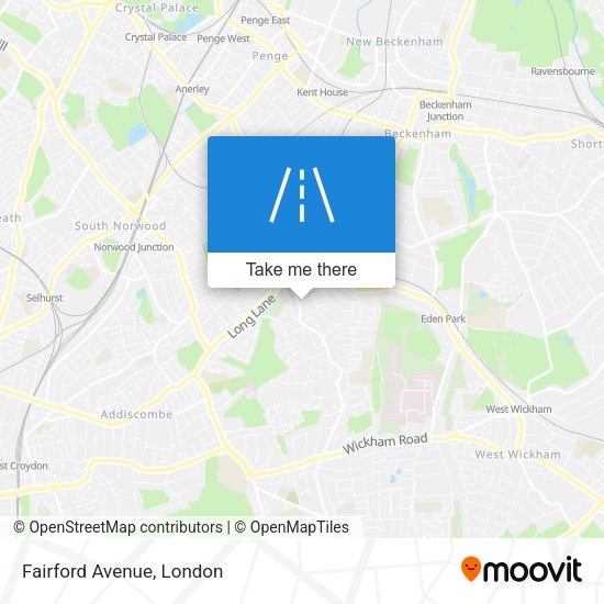 Fairford Avenue map