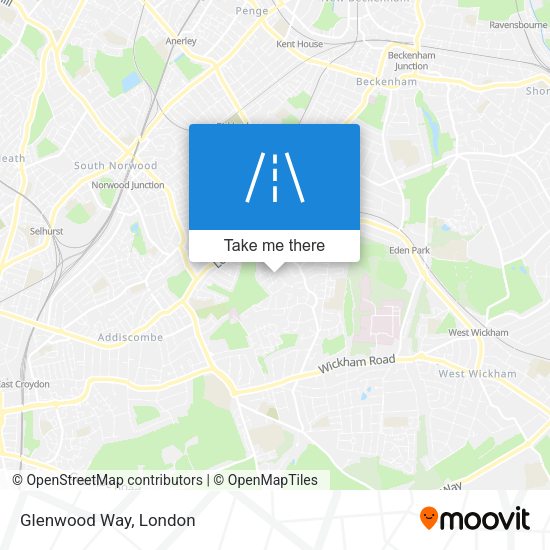 Glenwood Way map