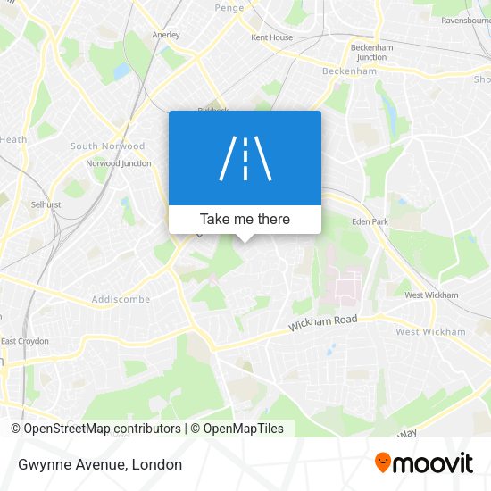 Gwynne Avenue map