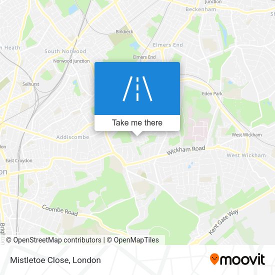 Mistletoe Close map