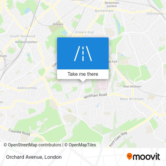 Orchard Avenue map
