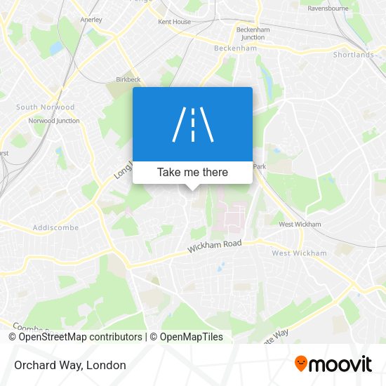 Orchard Way map