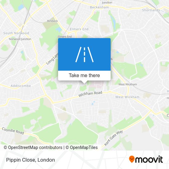 Pippin Close map