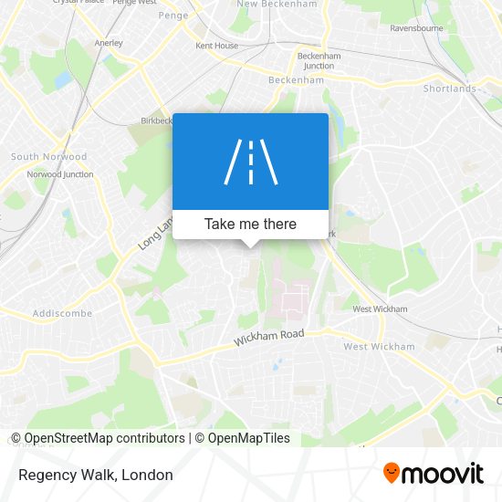 Regency Walk map
