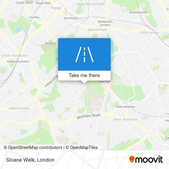 Sloane Walk map