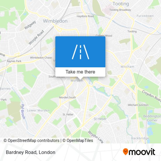 Bardney Road map