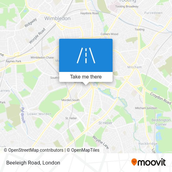 Beeleigh Road map