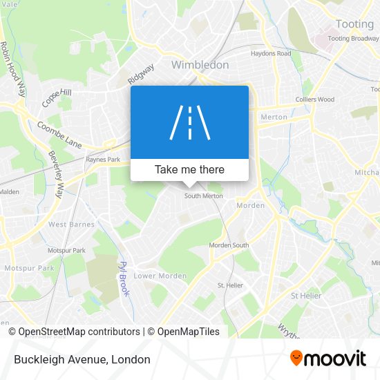 Buckleigh Avenue map