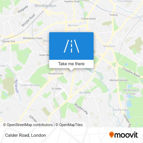 Calder Road map