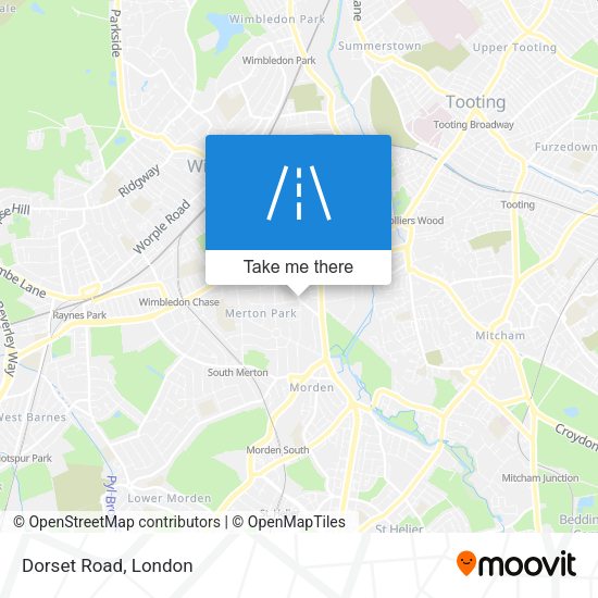 Dorset Road map