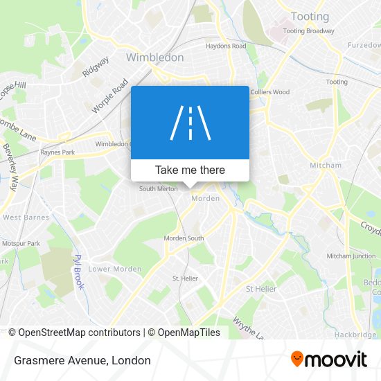 Grasmere Avenue map